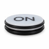 Knop "AAN/UIT" Jumbo - 77x20mm - van pvc