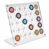 Plexiglas-display voor 30 pokerschijven