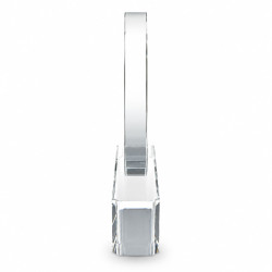 Poker-Trophäe "ROYAL FLUSH" - aus Glas - 22 cm hoch