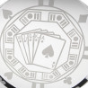 Poker trofee "ROYAL FLUSH" - glas - 22cm hoog
