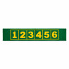 Chuck a Luck in metaal 45 cm - Met groen vilt spelmat