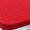 Cadeira para mesa de pôquer "CARDROOM ROUGE" - estrutura metálica - espuma densa - empilhável facilmente.