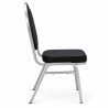 Cadeira para mesa de poker "CARDROOM BLACK" - estrutura de metal - espuma densa - empilhável facilmente