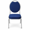 copy of Poker table chair "BLUE CARDROOM" - metal frame - dense foam - easily stackable