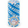 Jetons de poker "ROYAL FLUSH 50" - en ABS avec insert métallique – rouleau de 25 jetons  – 11,5 g