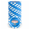 Jetons de poker "WELCOME LAS VEGAS 50" - en ABS avec insert métallique – rouleau de 25 jetons  – 11,5 g
