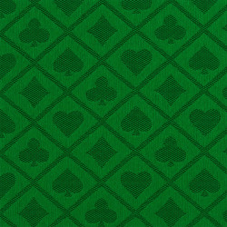 Fabric for poker table "SUITED GREEN" - perfect slide - highly resistant - made of polyester