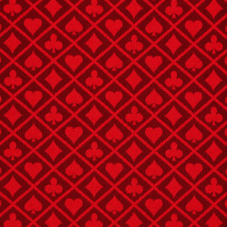 copy of Tela para mesa de póker "SUITED CHERRY" - deslizamiento perfecto - muy resistente - de poliéster.