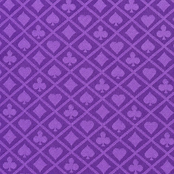 Tafelkleed voor poker "SUITED VIOLET" - perfecte glijding - zeer duurzaam - van polyester.