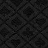 Tecido para mesa de poker "SUITED NOIR" - deslize perfeito - muito resistente - em poliéster