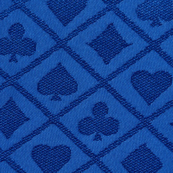 Tafelkleed voor poker "SUITED BLUE" - perfecte glijbaan - zeer duurzaam - van polyester
