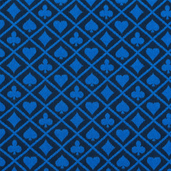 Tafelkleed voor poker "SUITED NAVY" - perfecte glijding - zeer duurzaam - van polyester.