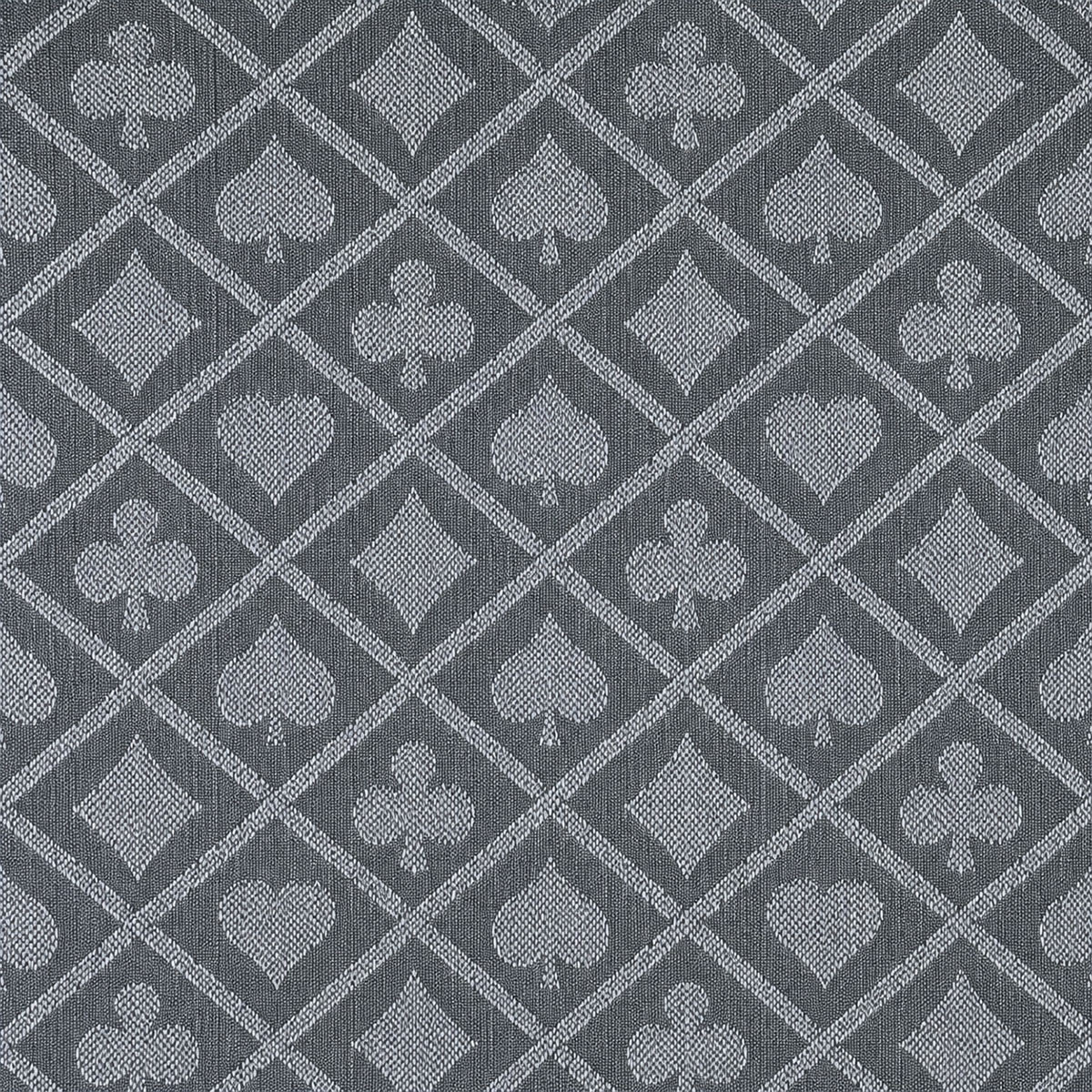 Tissu pour table de poker "SUITED GRIS"– glisse parfaite – très résistant – en polyester