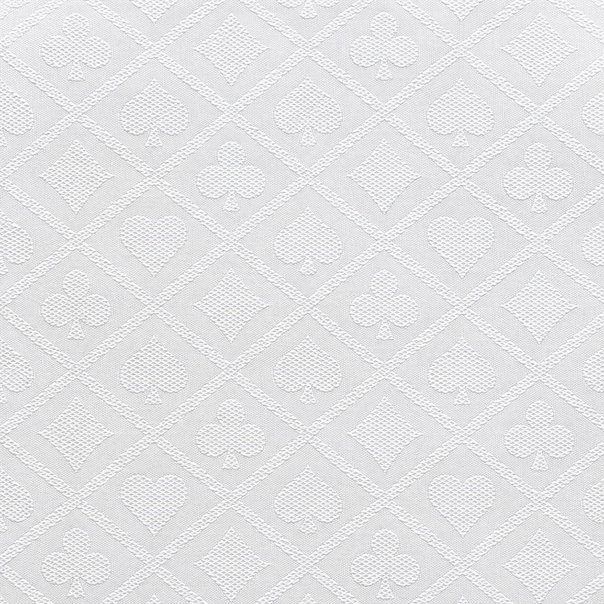 Tissu pour table de poker "SUITED BLANC"– glisse parfaite – très résistant – en polyester