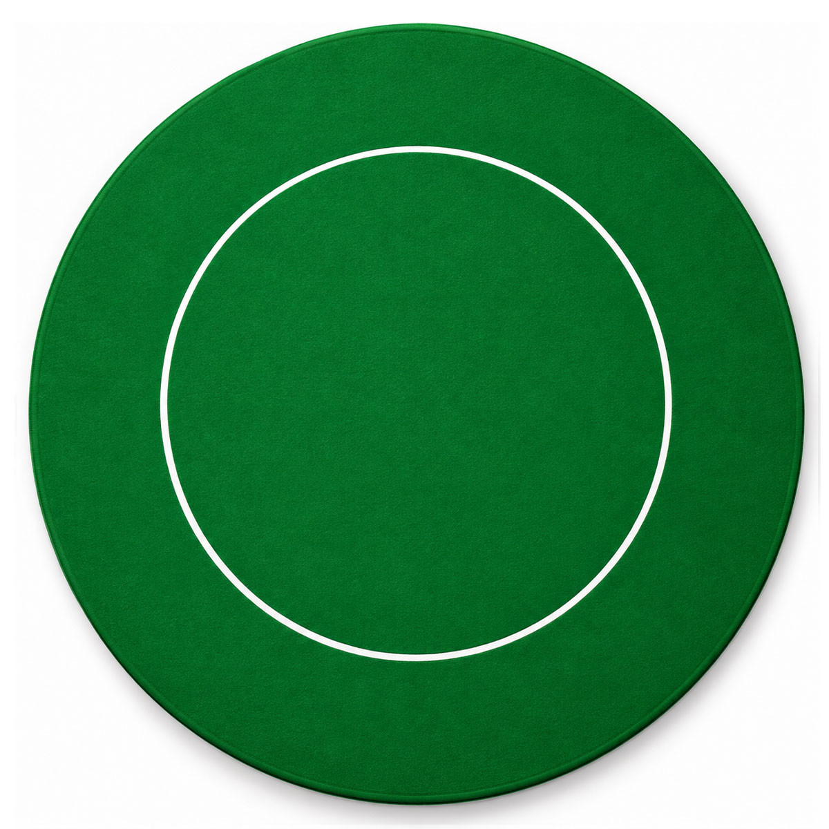 Tapis de poker "ÉCO ROND VERT" - 120 cm - en jersey néoprène