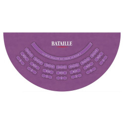 Tapis "BATAILLE VERT" - 140 x 70 cm - jersey néoprène