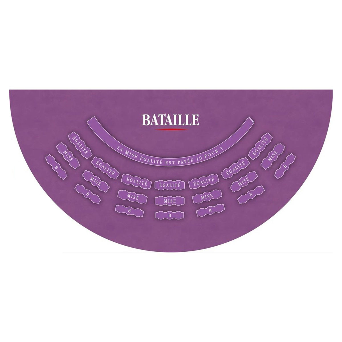 Tapis "BATAILLE VERT" - 140 x 70 cm - jersey néoprène
