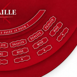 Tapis de "BATAILLE RED" - 140 x 70 cm - jersey néoprène