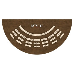 "Brown Light Battle" Rug -...
