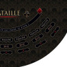 Tapis "BATAILLE GATSBY" - 140 x 70 cm - jersey néoprène