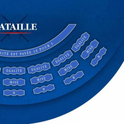 Tapis de "BATAILLE BLUE" - 140 x 70 cm - jersey néoprène