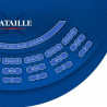 Tapis de "BATAILLE BLUE" - 140 x 70 cm - jersey néoprène