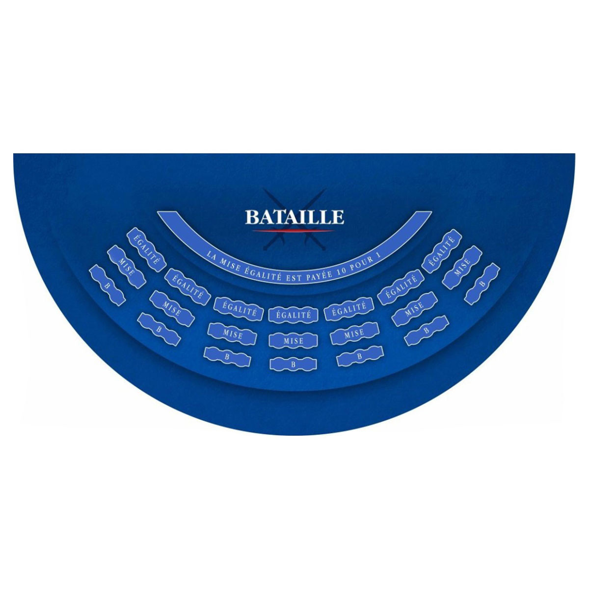 Tapis de "BATAILLE BLUE" - 140 x 70 cm - jersey néoprène
