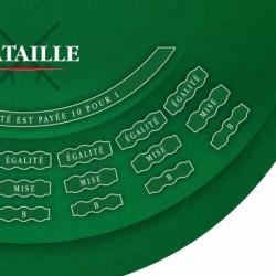 Tapis de "BATAILLE GREEN" - 140 x 70 cm - jersey néoprène