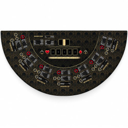 Tapis "ULTIMATE POKER GATSBY XL" - 200 x 100 cm - jersey néoprène