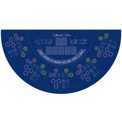 Rug "ULTIMATE POKER BLUE" -...