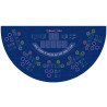 Teppich "ULTIMATE POKER BLUE" - Text ENGLISCH - 140 x 70 cm