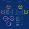 Tappeto "ULTIMATE POKER BLUE" - Testo INGLESE - 140 x 70 cm