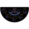 "ULTIMATE POKER BLACK" Rug - ENGLISH Text - 140 x 70 cm