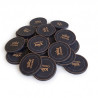 Zeton do pokera "CROWN OF LAUREL - NOIR" - ceramiczny - 10g - sprzedawany pojedynczo.
