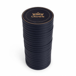 Poker chip "CROWN OF LAUREL - BLACK" - ceramic - 10g - sold individually