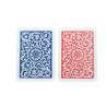 Copag "ELITE - ROJO/AZUL" - set de 2 barajas de 55 cartas 100% plástico - formato póker - 2 índices jumbo