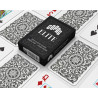 Copag "ELITE - BLACK" - Jeu de 55 cartes 100% plastique – format poker – 2 index jumbo