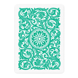 Copag "ELITE - GREEN" - Jeu de 55 cartes 100% plastique – format poker – 2 index jumbo