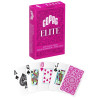 Copag "ELITE - BURGUNDY" - Spelkort med 55 kort av 100% plast – pokerstorlek – 2 jumbo-index
