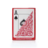 Copag "ELITE - RED" - Mazzo di carte da gioco 55 carte 100% plastica - formato poker - 2 indici jumbo