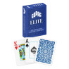 Copag "ELITE - BLUE" - Baralho com 55 cartas 100% plásticas - formato poker - 2 índices jumbo