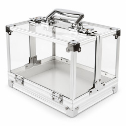 Gaiola para armazenamento de fichas de poker "BC ALU 600" para 600 fichas - com 2 fechos com chave - vendido com os suportes