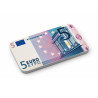 Plaque de poker "5 EUROS" – en céramique – 8,5 x 5,2 cm