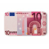 Plaque de poker "10 EUROS" – en céramique – 8,5 x 5,2 cm