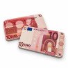 Plaque de poker "10 EUROS" – en céramique – 8,5 x 5,2 cm