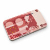 Plaque de poker "10 EUROS" – en céramique – 8,5 x 5,2 cm