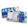Plaque de poker "20 EUROS" – en céramique – 8,5 x 5,2 cm