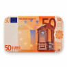 Plaque de poker "50 EUROS" – en céramique – 8,5 x 5,2 cm