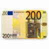 Plaque de poker "200 EUROS" – en céramique – 8,5 x 5,2 cm