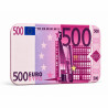 Plaque de poker "500 EUROS" – en céramique – 8,5 x 5,2 cm